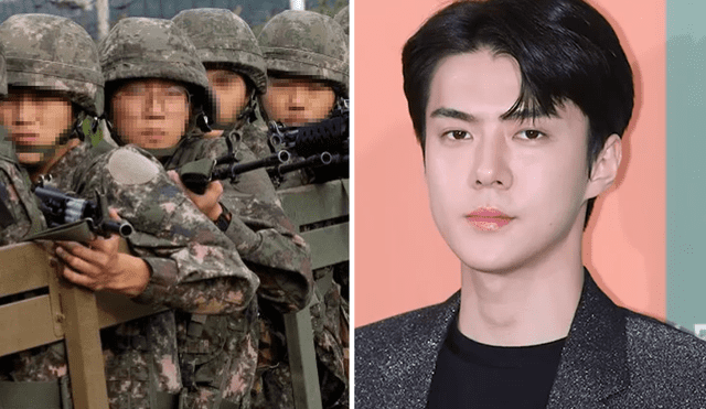 Oh Sehun, de EXO, se enlista en el Ejército de Corea a los 29 años de edad. Foto: composición LR/Naver/SM
