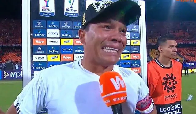 El delantero de Junior de Barranquilla salió goleador y campeón en el fútbol colombiano. Foto: captura/Win Sports