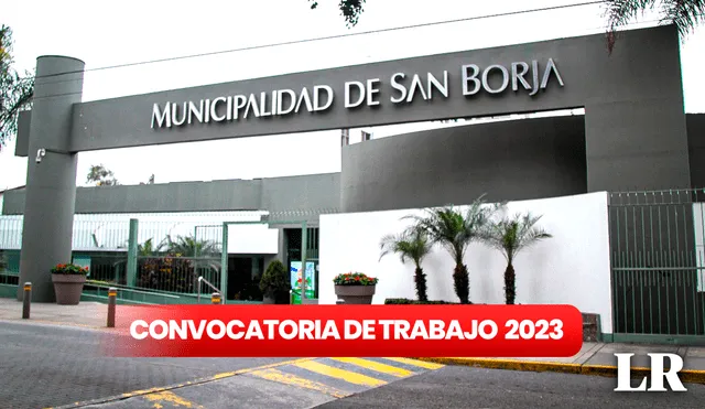 Municipio se encuentra en búsqueda de 11 profesionales. Foto: composición Municipalidad de San Borja