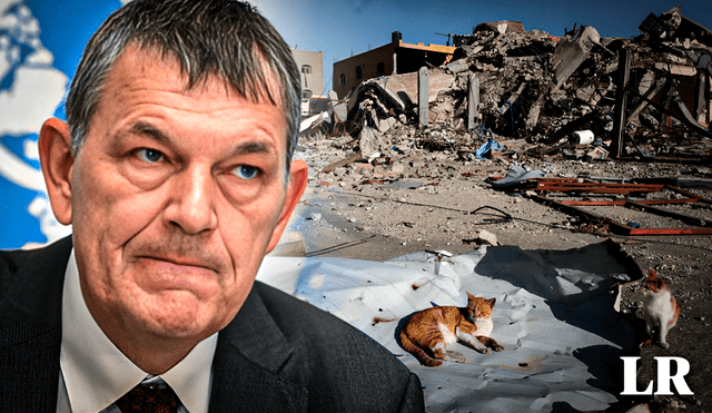 Philippe Lazzarini, jefe de la Agencia de la ONU para los Refugiados Palestinos (UNRWA), consideró a Gaza como "el infierno de la Tierra". Foto: composición de Gerson Cardoso/La República/EFE/CDN