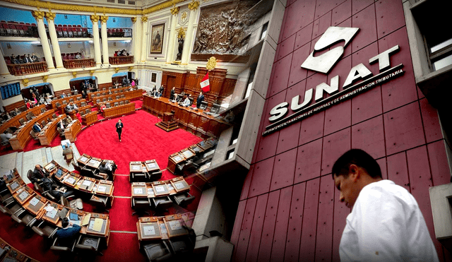 El Pleno del Congreso aprobó por insistencia norma que afectará los ingresos del Tesoro público. Foto: composición LR