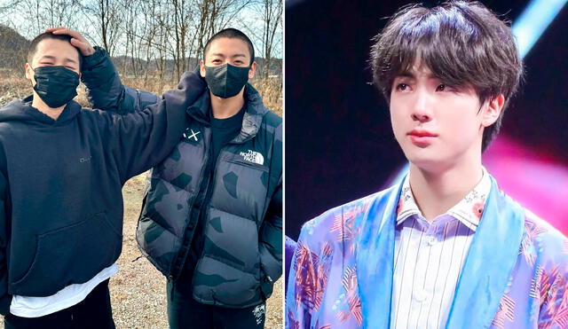 Jin, de BTS, cumplió un año de servicio militar. Foto: composición LR/BTS_twt/MAMA Awards