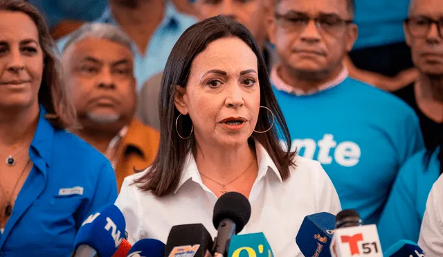 María Corina Machado fue diputada de oposición en el Parlamento venezolano. Foto: EFE