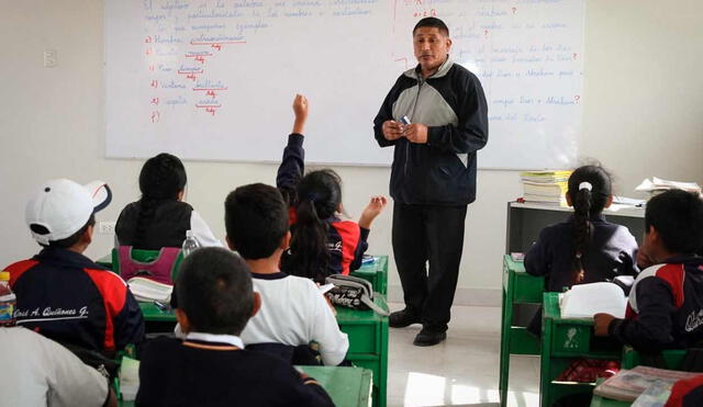 La matrícula en colegios es "gratuita", así lo informó el Minedu. Foto: Andina