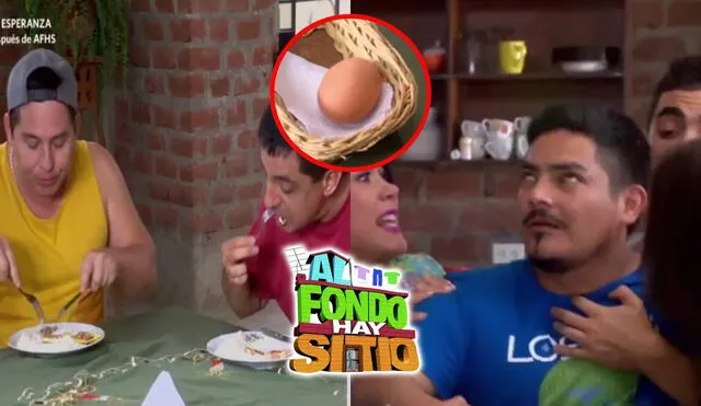 Joel se desmayó luego de ver que ‘Pepe’ y ‘Tito’ hicieron tortilla a su ‘hijo’ en ‘Al fondo hay sitio’. Foto: composición LR/América TV