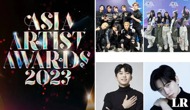 Los Asia Artist Awards 2023 se realizaron el 14 de diciembre. Foto: composición LR
