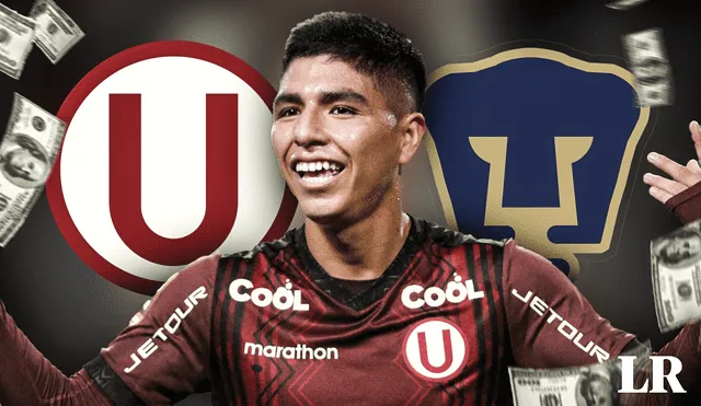 Piero Quispe debutó como profesional en el 2021, con la camiseta de Universitario de Deportes. Foto: composición de Fabrizio Oviedo/La República