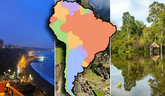 Tres países de Sudamérica cuentan con una rica diversidad geográfica al igual que Perú. Foto: composición LR