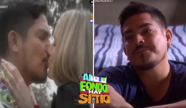 'Al fondo hay sitio': Joel recordó el beso que se dio con Macarena y que lo ayudó a olvidarse de Fernanda de las Casas. Foto: América TV