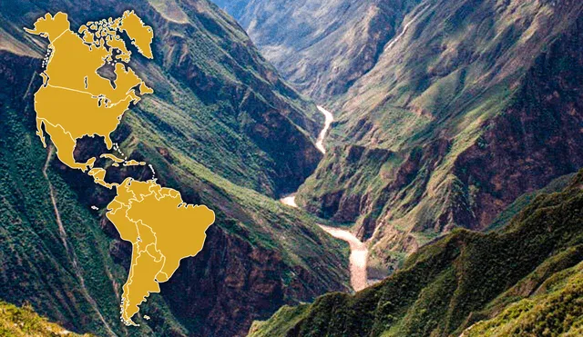 Este accidente geográfico es más profundo que el popular cañón de Cotahuasi, en Arequipa. Foto: composición LR/ Portal iPerú