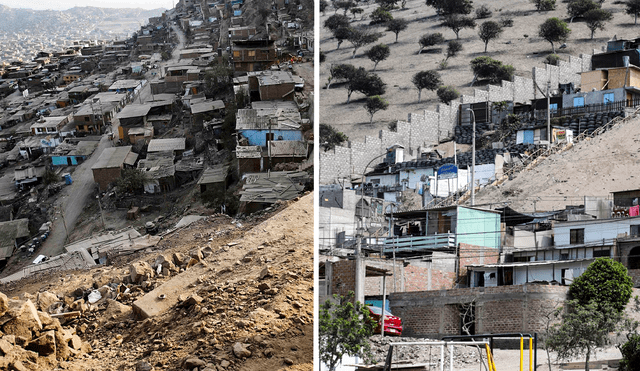 El distrito más pobre de Lima Metropolitana se encuentra en el puesto 1.310 en el ámbito nacional. Foto: composición LR/Andina