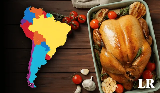 En cuatro países de Sudamérica comen pavo durante la cena de Navidad. Foto: composición de Fabrizio Oviedo/La República/New Pol