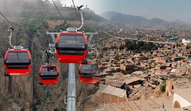 El teleférico San Juan de Lurigancho-Independencia se planea desde el año 2018. Foto: composición LR