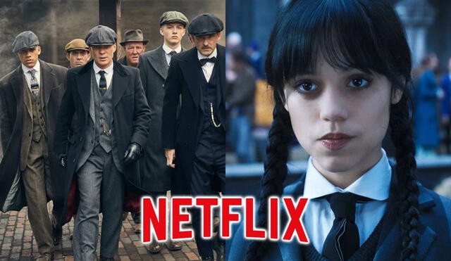 Netflix planea expandir los mundos de 'Peaky Blinders' y 'Merlina' para alegría de todos sus fanáticos. Foto: composición LR/BBC/Netflix