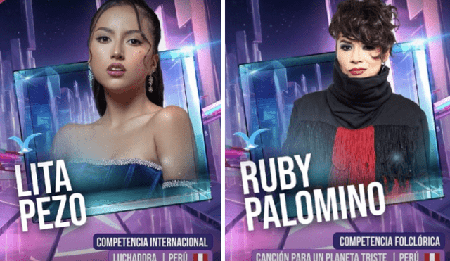 Lita Pezo y Rubí Palomina serán ahora las encargadas de representar a Perú en Chile. foto: composición LR/ Instagram
