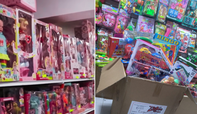 Este almacén del Centro de Lima ofrece desde Barbies hasta legos a precio al por mayor y menor. Foto: composición LR/captura YouTube/Keyberson