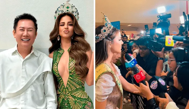 Luciana Fuster regresará a Tailandia en enero del 2024 para cumplir sus funciones como reina del Miss Grand. Foto: composición LR / Instagram Nawat Itsaragrisil
