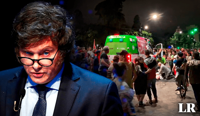 El hecho ocurrió luego de que el presidente Javier Milei anunciara por cadena nacional los principales puntos del decreto de necesidad y urgencia. Foto: composición de Gerson Cardoso/LR/EFE. Video: @camposmar88