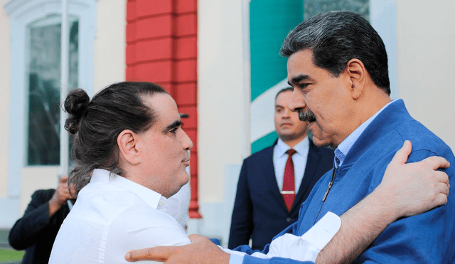 Nicolás Maduro y Alex Saab se rencontraron en Venezuela. Foto: Nicolás Maduro/X