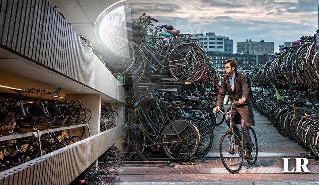 Este país europeo tiene el estacionamiento de bicicletas más grande del mundo. Foto: composición LR/EFE/Horacio Villalobos - Video: EFE