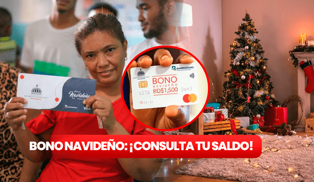 El Bono Navideño fue depositado en el mes de diciembre para los dominicanos registrados. Consulta AQUÍ cómo ver tu saldo. Foto: composición LR/Supérate/Freepik