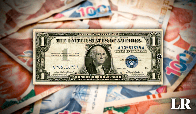 Este billete de 1 dólar puede costar más de S/250.000 o US$60.000. Foto: composición de Gerson Cardoso/La República/CDN