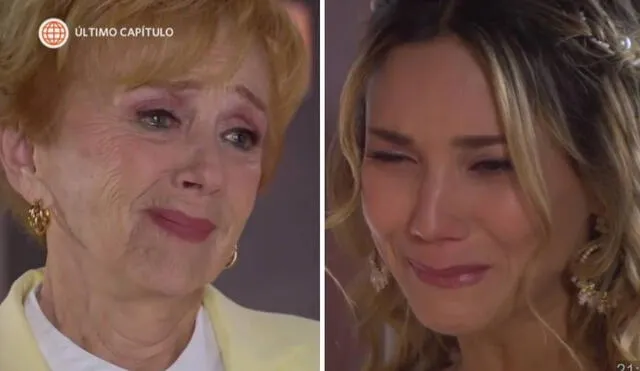 Doña Antonia se arrepintió de sus malos tratos y Macarena rompió en llanto en 'AFHS'. Foto: composición/ América TV