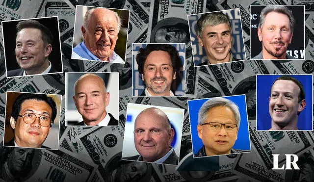 La mayoría de los millonarios que más riqueza acumularon forman parte de la industria tecnológica. Foto: composición LR/referencial