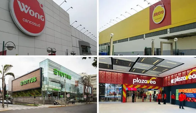 Algunos supermercados del Perú les otorgarán descanso a sus trabajadores mientras que otros atenderán en un horario especial. Foto: Foto: composición LR