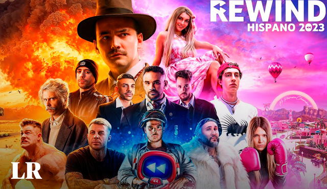 El Rewind Hispano junta los mejores eventos y a las personalidades más populares de internet en un video de YouTube. Foto: composición LR / Canal de Alec Molón