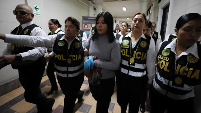 Betssy Chávez se encuentra detenida por el frustrado intento de golpe de Estado de Pedro Castillo. Foto: Justicia TV