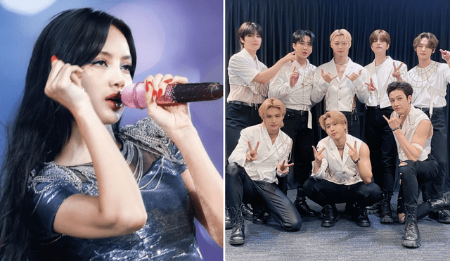 Lisa de BLACKPINK y Stray Kids debutaron en 2016 y 2018, respectivamente. Foto: composición LR/SKpop/JYP Entertainment: