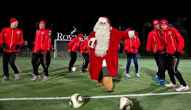 El equipo que tiene como imagen al icónico personaje juega en la sexta división de su país de origen. Foto: FC Santa Claus