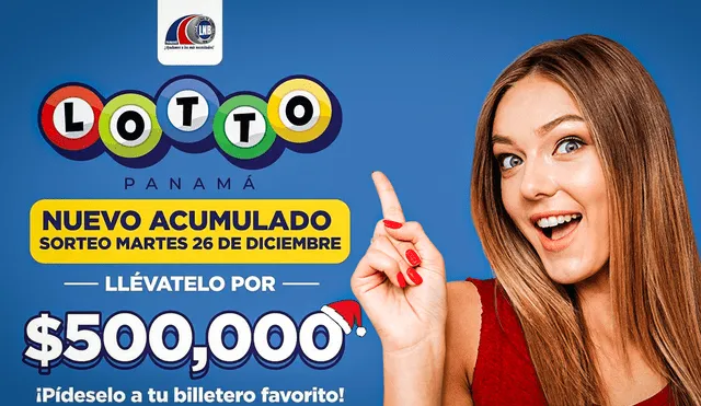 Conoce AQUÍ los resultados de la Lotto y Pega 3, los populares sorteos de la Lotería Nacional de Panamá, para el 26 de diciembre. Foto: LNB