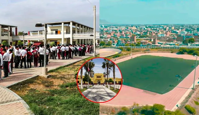 El colegio nacional más grande del Perú se ubica en el norte del país. Foto: composición LR/Facebook/Semanario Expresión/captura de TikTok