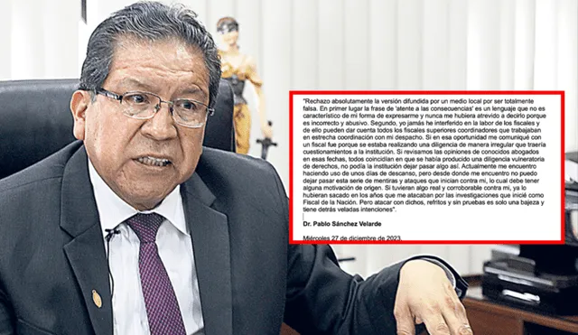 Pablo Sánchez es el fiscal supremo titular de mayor antigüedad en el cargo. Foto: Composición LR- Jazmin Ceras