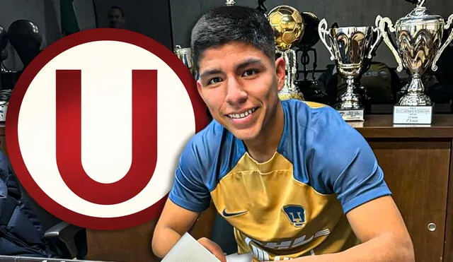 Piero Quispe firmpo por tres años con Pumas UNAM de México tras dejar Universitario. Foto: composición LR/difusión