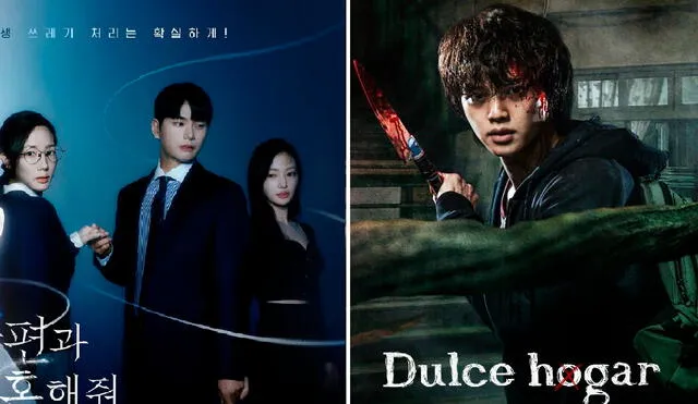 Los k-dramas o doramas son aquellas novelas creadas y protagonizadas por actores coreanos. Foto: composición LR/tvN/Netflix