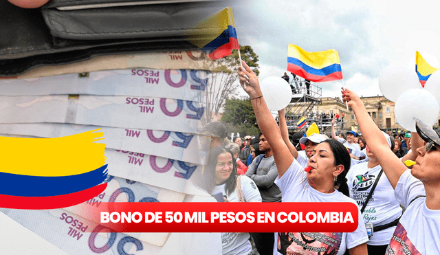 El pago del bono de 500 mil pesos se paga en Colombia desde el 27 de diciembre hasta el cuatro de enero del 2024. Foto: composición LR/ AFP/Getty Images