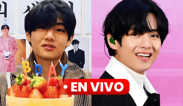 Taehyung, cantante de BTS, nació el 30 de diciembre de 1995. Foto: composición LR/Hybe