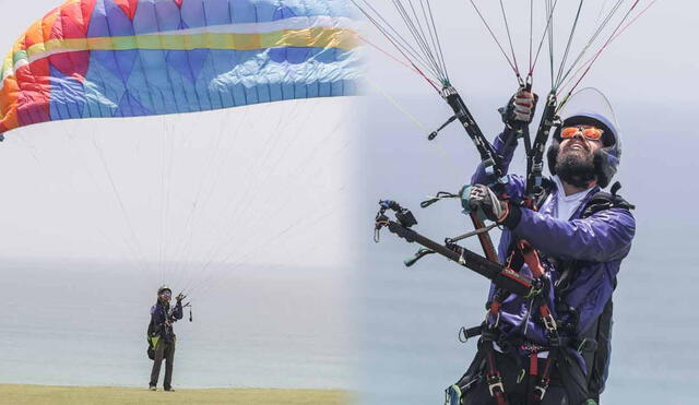 Ciudadanos que deseen realizar parapente en Miraflores deberán acudir al parapuerto ubicado en el parque Antonio Raimondi. Foto: composición LR/Andina