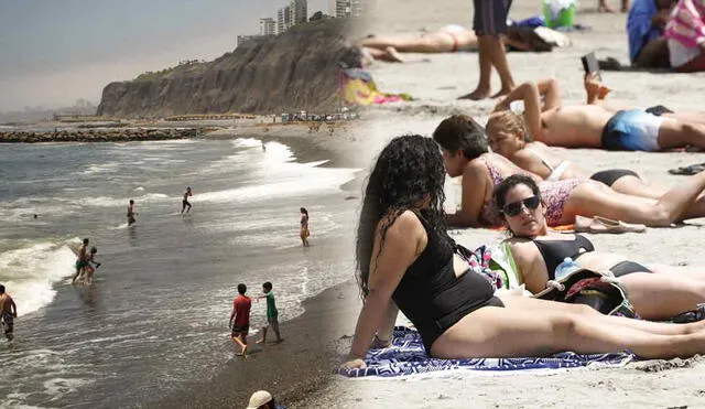 Los protectores solares y las sombrillas son una forma de protegerse del sol en la playa. Foto: composición LR/Andina