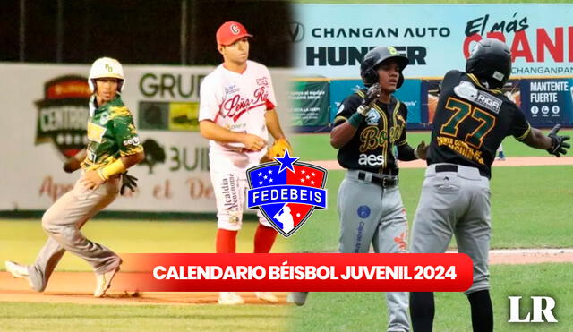 Doce equipos se enfrentarán por el título del Béisbol Juvenil 2024. Foto: composición LR / RPC / FEDEBEIS
