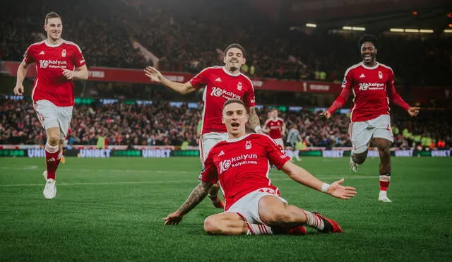 Nottingham Forest y Manchester United jugaron en el estadio City Ground. Foto: Nottingham Forest/X