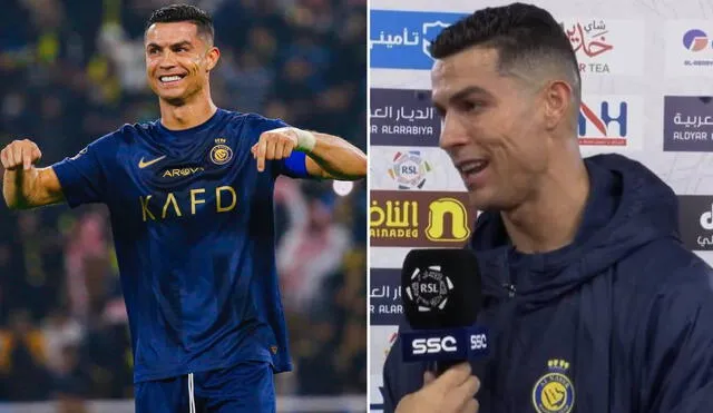 Cristiano Ronaldo anotó el último gol del Al Nassr en este 2023. Foto: composición LR/Cristiano Ronaldo/captura de SSC