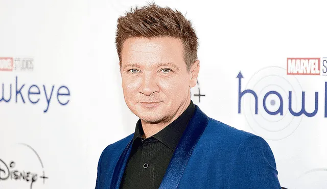 Actor. Jeremy Renner, próximo a cumplir 53 años, es fi gura de Marvel, popular por su personaje Ojo de Halcón. Foto: difusión