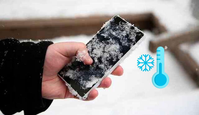 Ten mucho cuidado con tu teléfono si viajarás a una zona con bajas temperaturas. Foto: Xataka