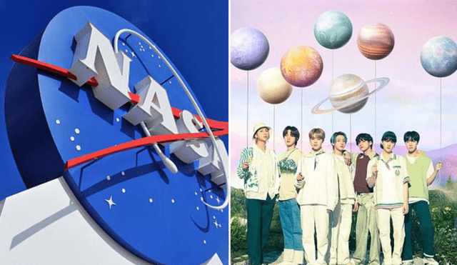 Las tres canciones de BTS fueron elegidas en 2019, bajo el hashtag #NASAMoonTunes. Foto: composición LR/BIGHIT/captura El Tiempo