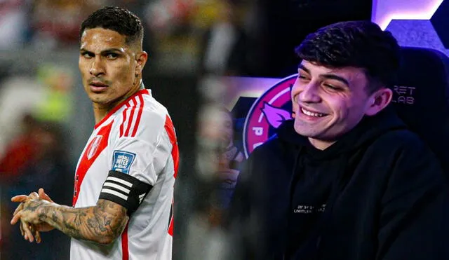 Paolo Guerrero es el capitán de la selección peruana, pero Pedri no lo conoce. Foto: composición LR/archivo/captura de Twitch