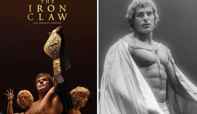 'The Iron Claw' es la película que cuenta la vida de la familia Von Erich. Foto: composición LR